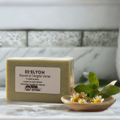 Savon à l'argile verte