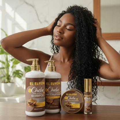 Gamme Chébé rituel complet pour la croissance capillaire