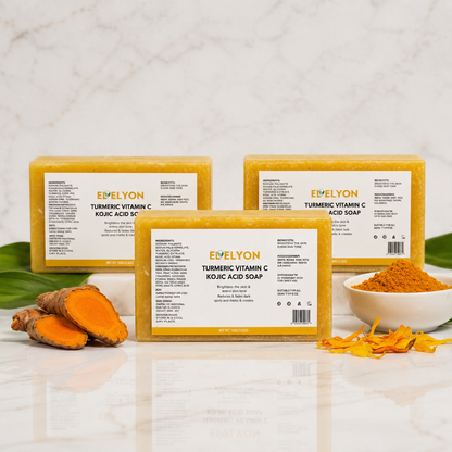 3 Savons Curcuma Acide kojic et Vitamine C