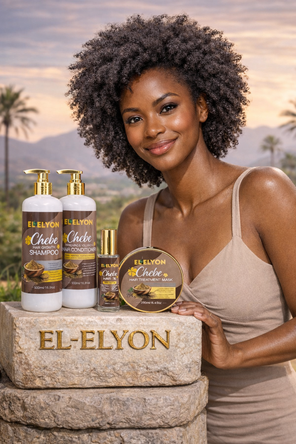 Gamme Chébé rituel complet pour la croissance capillaire