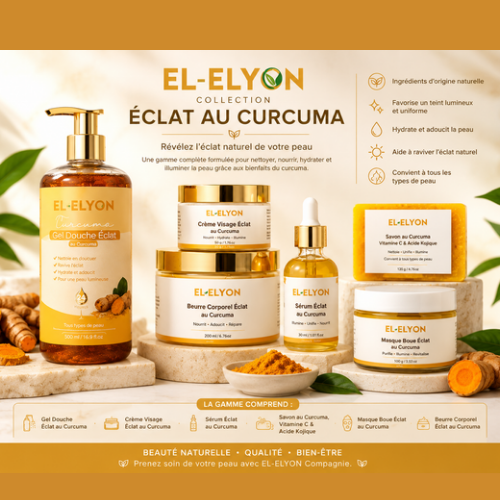 Gamme Curcuma – Éclat & Vitalité pour votre peau