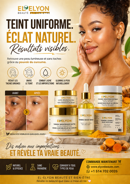 Gamme Curcuma – Éclat & Vitalité pour votre peau
