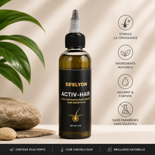 ACTIV-HAIR Huile Nourrissant, Fortifiant & Réparateur