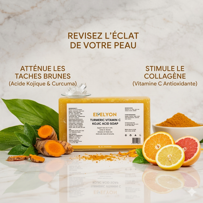 Savon Éclat Curcuma, Acide Kojique & Vitamine C