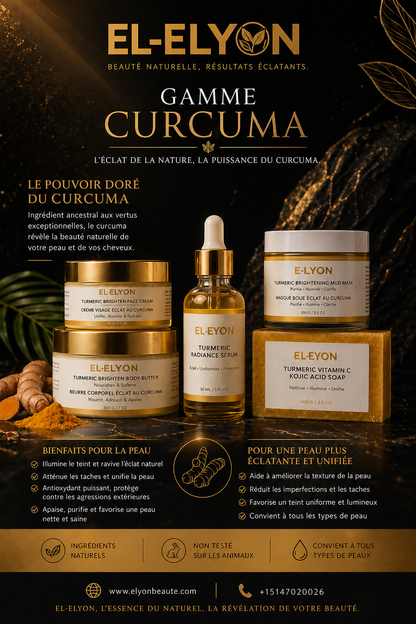 Gamme Curcuma – Éclat & Vitalité pour votre peau