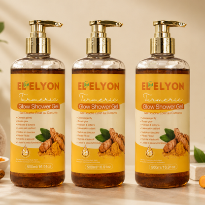 Trio Gel Douche Éclat au Curcuma EL-ELYON